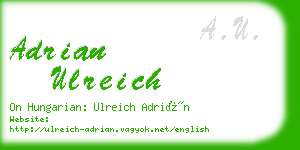 adrian ulreich business card